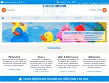 Tablet Screenshot of e-stocklots.com